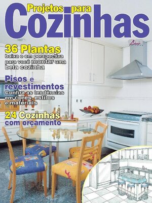 cover image of Projetos para Cozinhas